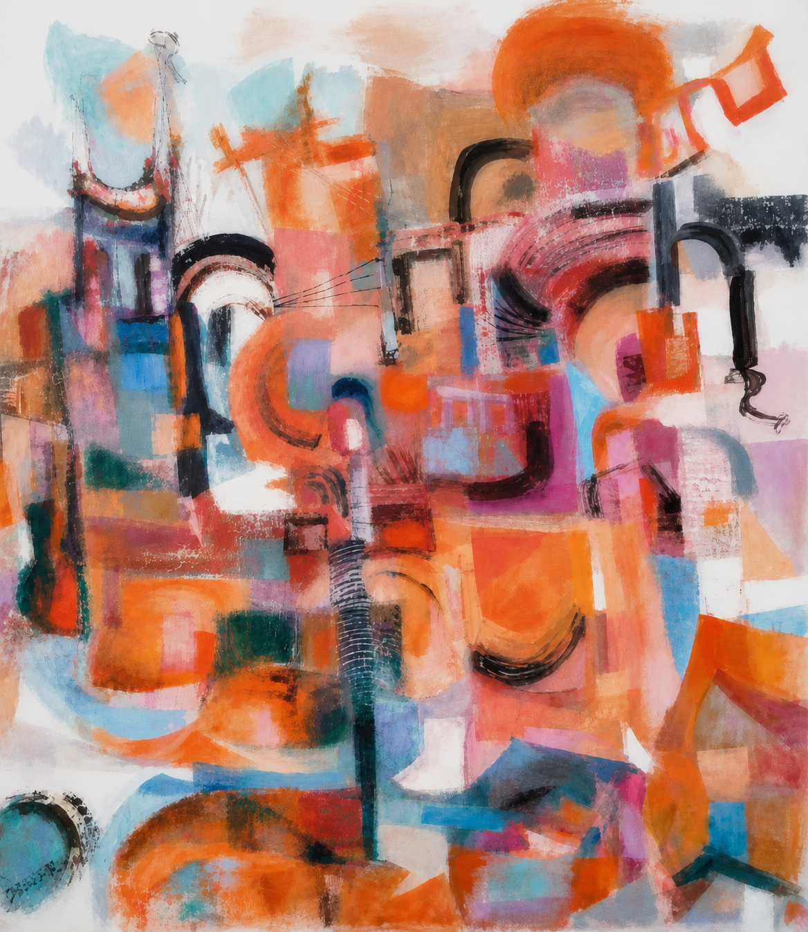 City Sunset by Gertrude Barrer