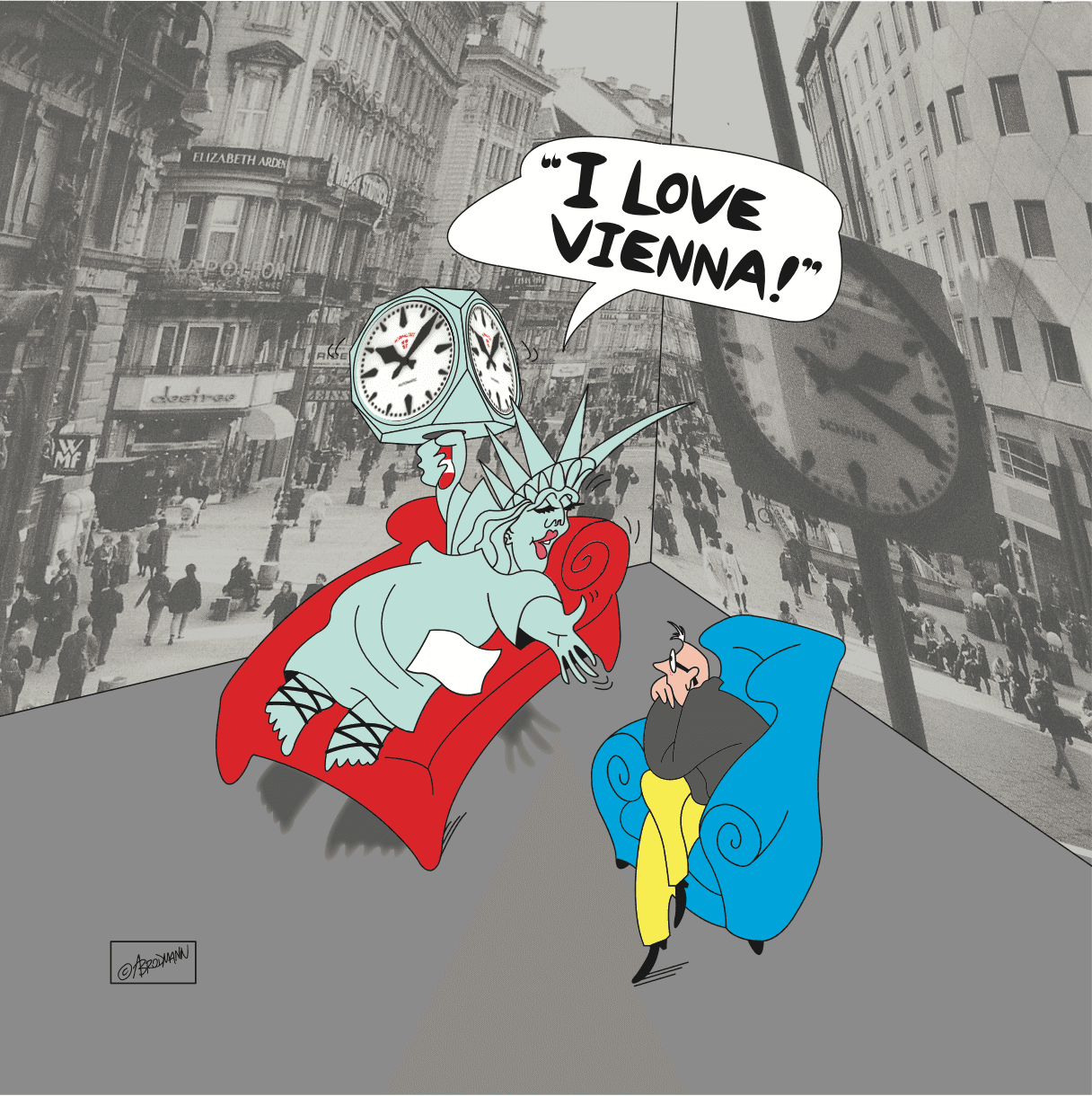 I Love Vienna by Fredi Brodmann